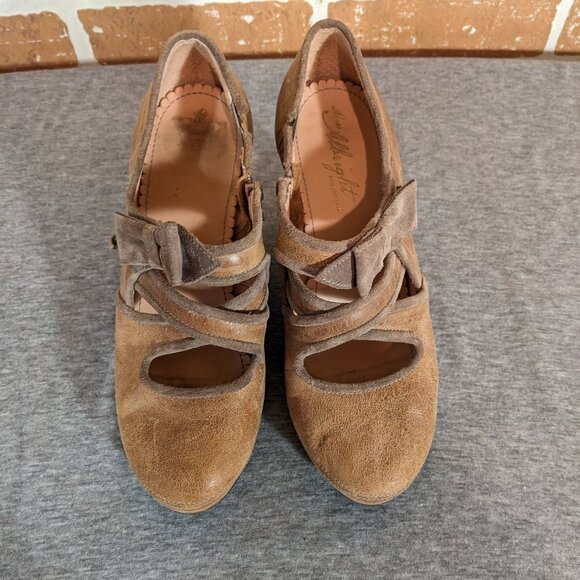 Miss Albright Brazilian Leather Wedge Heels - Picture 2 of 7